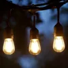 48Ft S14 1W 2200K 80Lumin Spare LED Heavy Duty Outdoor String Light 15 Socket