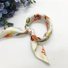 Great Quality Cheap Custom Size Silk Chiffon Bandana Digital Printing Scarf
