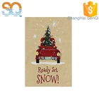 Home Decorative Cotton print christmas logo Kitchen Tea Towels