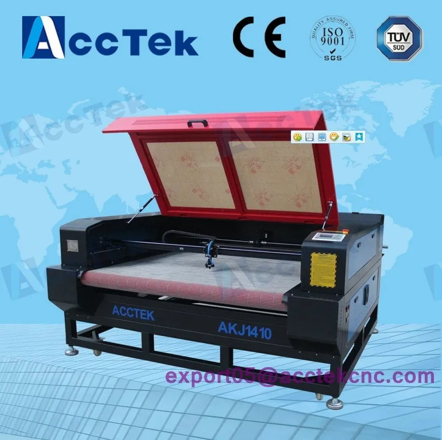 AKJ1325 Acctek 1325 co2 150w laser cutting machine price/photo co2 laser machine price