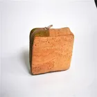 OEM cork small mini coin purse wallet cork, mini pocket lup small wallets money bag cork leather bag