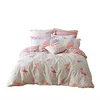 100% cotton new bedding set flamingo printing bed sheet duvet cover pillowcase duvet cover