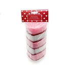 Love Sponge Shape Red Love Shape Non Abrasive Cleaning Sponge Scourer