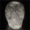 2019 Wholesale natural white jade quartz stone skulls head crystal skulls