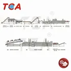 Industrial Fried Frozen French Fries Deoiling Making Machine Potato Chips Production Line Price