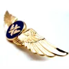 Custom design airline pilot wing metal badge pin