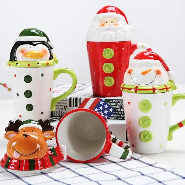 gifts mug,ceramic mug for christmas day,500ml ceramic cup with