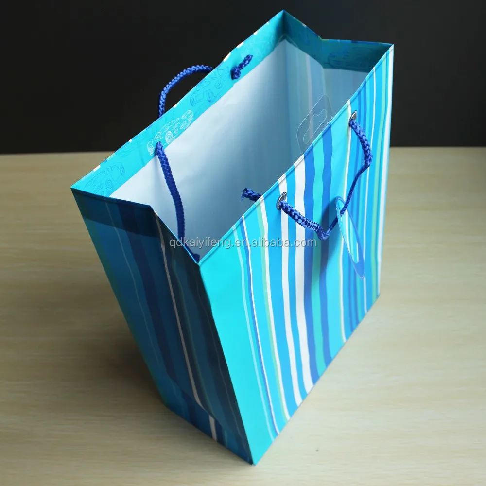high quality lovely kids decorate gift paper bag paper shopping
