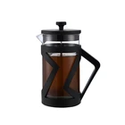 350 600 800 1000ml Portable Large Size Plastic Black French Press Coffee Maker