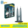 3D DYI puzzle 3D Petronas twin towers (Malaysia) Model Hot sale puzzle