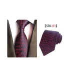 Novelty Cartoon Silk Funny Christmas Ties For Holiday Gift