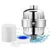 Amazon Hot Sale Universal 15 stages Activated Carbon KDF Vitamin C Baby Shower filter Shower Water Purifier