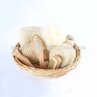 Spa Bath Gift Set In Willow Basket for men women