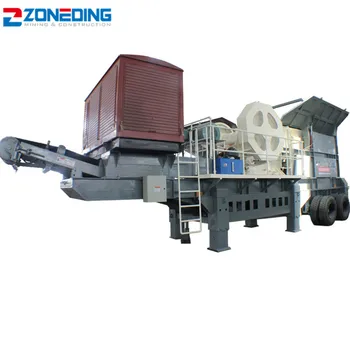 Mining equipment rock crusher plant mobile movable crusher plant for sale