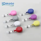Spring clip retractable rope rotatable yoyo badge reel