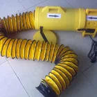 low noise plastics portable ventilator/air blower ,exhaust fan with duct