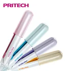 PRITECH Travel Used Ceramic Coating Straight And Curl Dual-Use Mini Hair Straightener Flat Iron