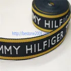 New PP jacquard ribbon customized logo used for webbing bag strap