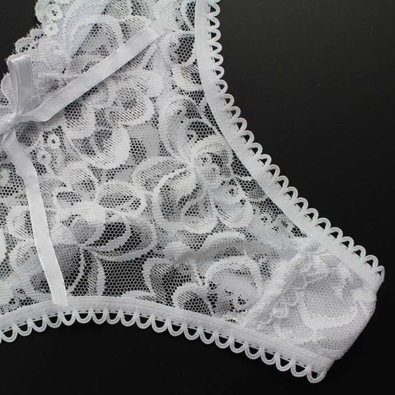 Stock Fashion Intimates Briefs Women Sey full Lace transparent Underwear Thongs Lingerie Underwear Summer Style Girls G-Strings