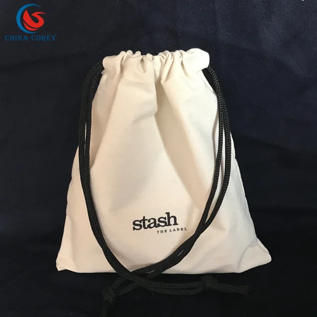 muslin drawstring bag