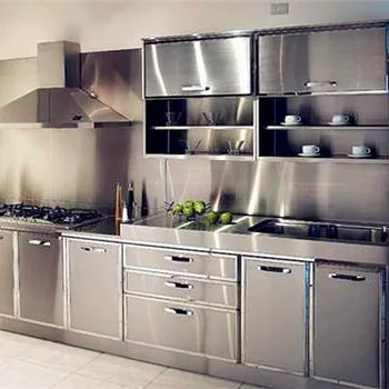 Металлический шкаф для кухонной раковины