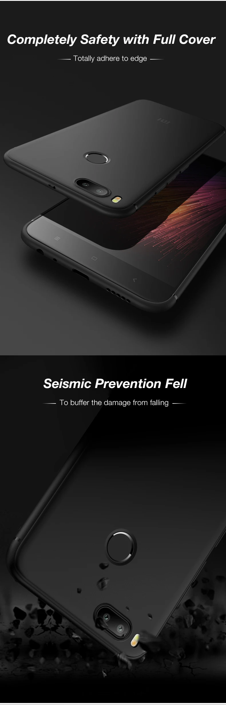 CAFELE Top Quality Accessories TPU Ultra Thin Soft Silicone Phone Case For 5x A1 Cover Mobile Phone Back Cover