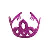 pink Plastic Fairy Blinking Metallic girls plastic Tiara crown