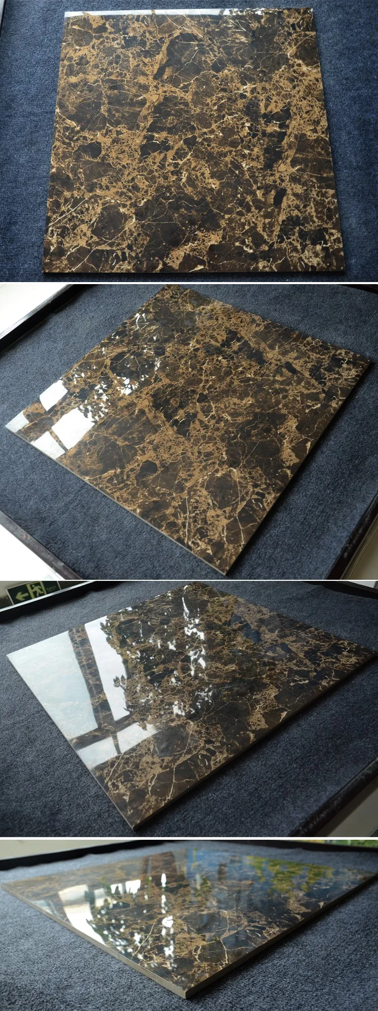 6x6 Decorative Dark Brown Oak Parquet Floor Tiles Hs630gn