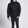 Mens quilted jackets and coats good quality custom design hooded down bomber jacket man