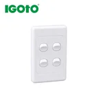 vertical 4 gang light control switch Australia market switch