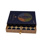 High-end Custom Logo Cardboard Drawer Storage Packaging Box for Pills