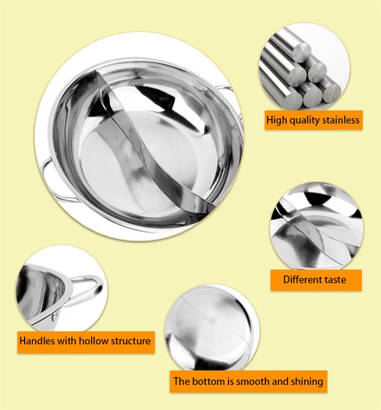 chafing pot two flavor soup pot chafing dish pot