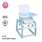 EN-71 European standard 3 in 1 baby connection high chair baby chair for restaurant