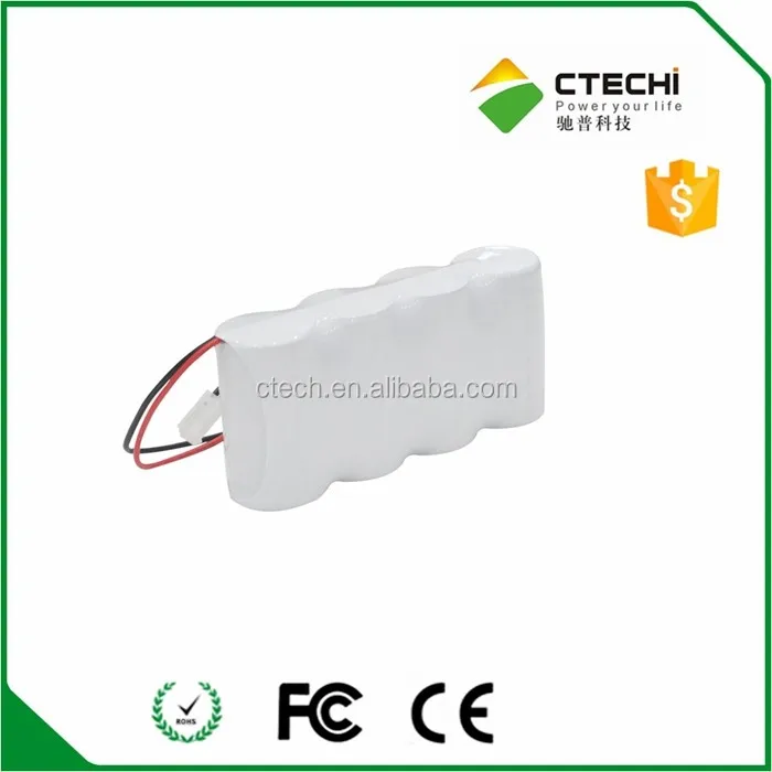 4.8v replacement battery for emergency light ni-cd D4500 4500mah battery