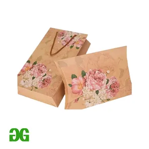 2018 hot sale scarf luxury packing gift box color pillow paper