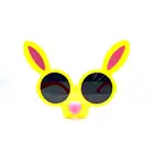 Most popular OEM&ODM yellow rabbit crazy holiday party favors glasses for adults china sunglasses factory