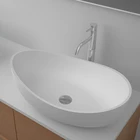 SM-8338 Unique design bathtub shape basin washing hand sink