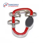 Guangzhou christmas souvenir gift items metal carabiner keychain