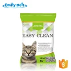 Bentonite sand factory supply quick clumping round shape cat litter