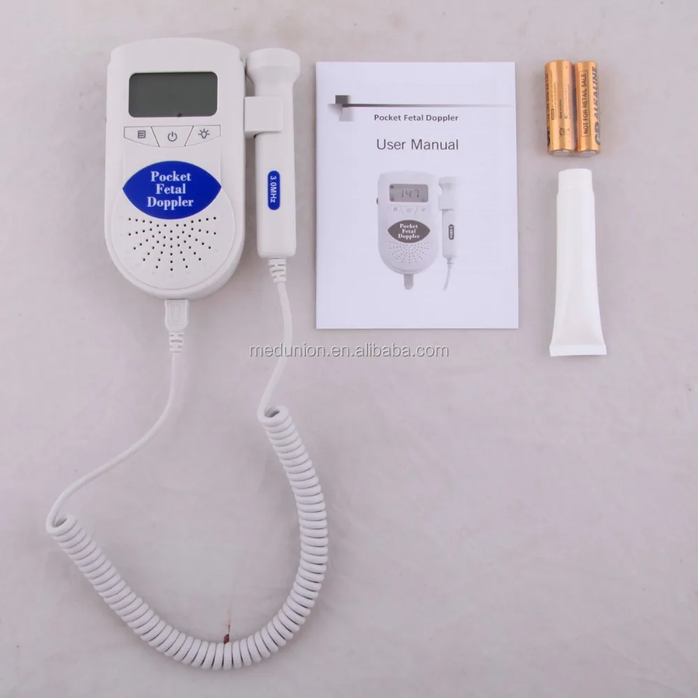 display portable baby doppler ultrasound mslyz19 fetal doppler