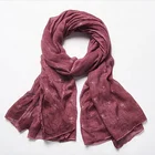 2019 fashion women custom chiffon scarf elegant silk scarf importers