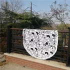 Digital Printing Cover Up Beach Dress Women Shawl Scarf Round Beach Towels