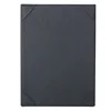 Factory cheap price hard cardboard simple 4 corners leather menu cover holder restaurant menu book printing