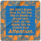 Eco-friendly soft touch screen cleaning cloth, microfiber cloth for glasses, microfiber glass cloth