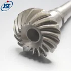 Spiral bevel 18CrNiMo7-6 pinion gear shaft set for boat ship engine transmission