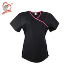 Jonathan Uniform Women's Tunic Mock Wrap Hospital Medical Workwear Scrub Top