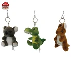 Soft toy stuffed kangaroo keychain animal plush keyring toy koala for Australia mascot