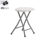 portable collapsible plastic folding stool with steel leg wholesale for kindergarten camping fishing gathering