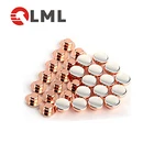 OEM Metal Battery Silver Contact Springs, Copper Magnetic Contact Rivet, Brass Electrical Contact Points