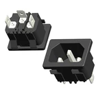 IEC 60320 C14 power ac wiring receptacle